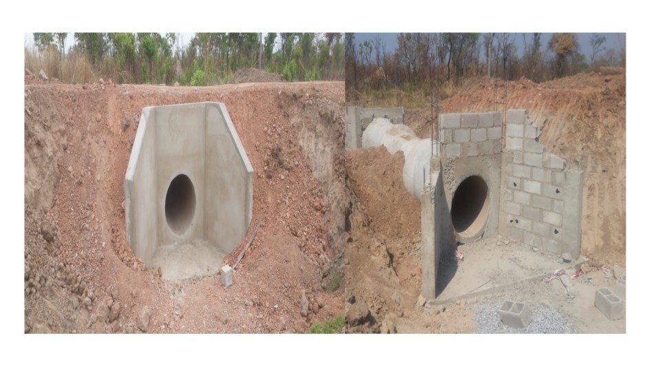 Terraplanagem / aplicação de solo emprestado compactado